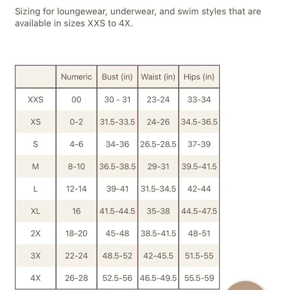 SKIMS‎ Shaping Swim Bandeau Top Onyx Womens 3X